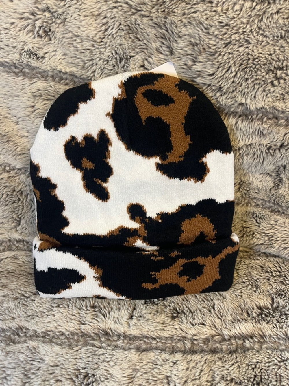 Carhartt Beanie Hat - Black White Brown - Picture 2 of 2